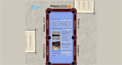 Desktop Screenshot of billarescastillo.com.mx