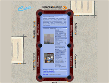 Tablet Screenshot of billarescastillo.com.mx